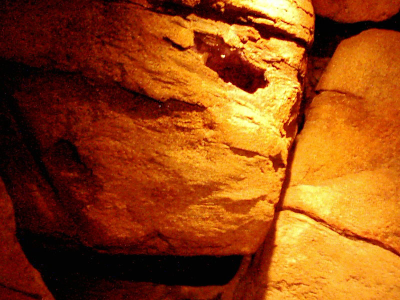 The head in the rock